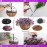 Solar-Powered Wall-Hanging Flower Basket: This Outdoor Artificial Flower Basket Is Equipped with Solar-powered RGB String Lights, Making It Ideal for Christmas And Spring Decoration. The 10-inch Semicircular Planter Contains Artificial Carnations