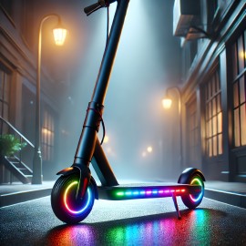 RGB Electric Bike and Bicycle Colorful Light Strip | Night Riding RGB Patch Version, Intelligent Light Effect One Click Switching, Flexible and Easy to Install, Motorcycle and Car Contour Decoration Atmosphere Light