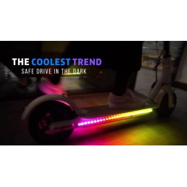 RGB Electric Bike and Bicycle Colorful Light Strip | Night Riding RGB Patch Version, Intelligent Light Effect One Click Switching, Flexible and Easy to Install, Motorcycle and Car Contour Decoration Atmosphere Light