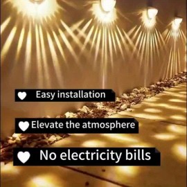  30pcs Solar Garden Lights, Solar Wall Lights, Step Lights, Deck Lights Suitable for Streets, Fences, Exterior Walls Daily Or Holiday Lighting