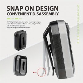 1pc Rechargeable LED Running Light with USB Charging, Long-Lasting Lithium Polymer Battery, Button Control, Ideal for Night Running, Walking, Hiking, Sports, And Nighttime Activities, Perfect Gift For Holidays And Birthdays