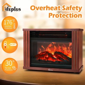 1500W Mini Portable Wall Heater with Overheat Protection - Compact Tabletop/Wall-Mountable Heater Suitable for Small Rooms, Bedrooms, Offices - -Efficient Device ( Plug)