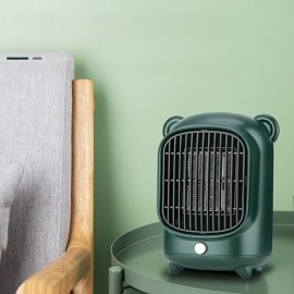 Gmbin Space Heater 500W Quickly Heats Up, Featuring Temperature Control, a Safe And Quiet Ceramic Desktop Heater Fan Suitable for Home, Bedroom, Office Desk, And Indoor Use.