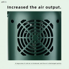 Gmbin Space Heater 500W Quickly Heats Up, Featuring Temperature Control, a Safe And Quiet Ceramic Desktop Heater Fan Suitable for Home, Bedroom, Office Desk, And Indoor Use.