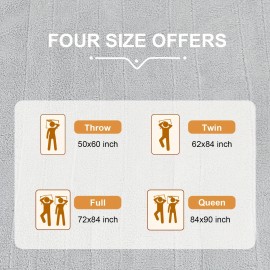 Electric Throw Blanket with Heating Features, Designed for Full Body Warmth, Offering 6 Temperature Settings And a 9-Hour Automatic Shut-Off Timer