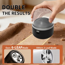 Fabric Shaver, Sweater Shavers to Remove Pilling, Lint Shaver with 6-Leaf Blades, Suitable for Clothes, Sofas, Furniture, Fuses, Hairballs, Pilling Lint Shaver, Sweater Shaver, USB Electric Lint Remover
