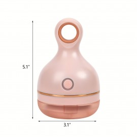 Portable Rechargeable Lint Remover with Cleaning Brush & Hair Brush: USB-Powered Electric Lint Shaver for Clothes, Suitable for Sweaters, Blankets, Carpets & Cushions