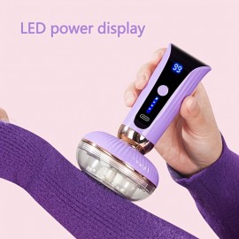 1pc rechargeable Upright Fabric Trimmer with 6 Blade Hairball Trimmer Removes Hairballs from Clothes, Furniture, Sofas, Blankets