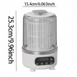 [Mini Washing Machine] GENAI Portable Mini Washing Machine, - Compact Washing Machine with Direct-Drive Motor & Controls, 3-in-1 Wash/Rinse/Drain Cycle, Top-Loading for Baby Clothes, Socks, Underwear, Swimwear, Pet Bedding - Lightweight for