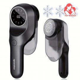 Lint Remover Fabric Shaver, Sweater Shaver, With Stainless Steel 3-Leaf Blades, Two Speed Modes-2500/7500RPM Powerful Cleanup Results, Efficient Fabric Shaver For Sweaters, Coats, Cloth Furniture, Socks, Bedding Sets, Good Gift For Mother & Lover.