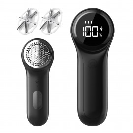 Portable USB- Corded Electric & Clothes Trimmer Suitable for Clothes, Sofa, - 2- Heavy-Duty Trimmer with Speed Adjustment, Display, Compact & Travel-Friendly for On-the-Go Trimming (USB-)