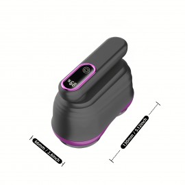 Portable Electric Lint Shaver with a Digital LCD, USB-C Fast Charging, And a Foldable Handle That Rotates 180°. Perfect for Removing Lint from Clothes, Furniture, Carpets, Sofas, And Bedding—Great for Home Use, Travel, And Laundry