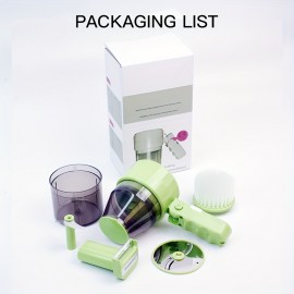 1 Set USB Charging Wireless Food Processor | Multi-functional Kitchen Garlic Press, Meat and Vegetable Mixer with Food-Grade Cup, Ideal for Kitchen and Camping, Christmas and Holiday Gift