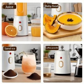 1 Multi-functional Portable Electric Juicer, Suitable for Wireless Juice Cups in Homes and Offices, Supporting Mixed Crushed Ice