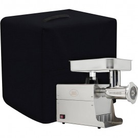 Compatible for LEM BigBite #8 Meat Slicer Cover - Heavy-Duty & Dustproof Food Processor Cover, High-Density Black Appliance Shield (21”L x 9.8”W x 16.3”H) - Cover Only (No Slicer Included) for /Commercial Use