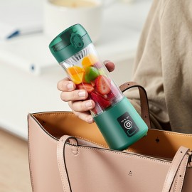 [Electric Juicer] Portable Blender Electric Juicer 9.47oz Fruit Mixers USB Rechargeable Smoothie Mini Blender Multifunction Juice Maker