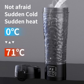 A USB Rechargeable Electric Mixing Cup, Shake Cup, Coffee Cup, Convenient for Fitness And Sports Water; Can Automatically Mix Protein Powder, Smoothies, Coffee, And Fitness Drinks; Suitable for Home, Gym, Outdoor Use, And Easy to Carry