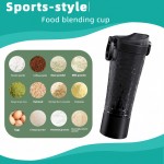 A USB Rechargeable Electric Mixing Cup, Shake Cup, Coffee Cup, Convenient for Fitness And Sports Water; Can Automatically Mix Protein Powder, Smoothies, Coffee, And Fitness Drinks; Suitable for Home, Gym, Outdoor Use, And Easy to Carry