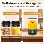 Portable Blender for SmoothiesShakes, 24oz Insulated Cup, Cordless, Small, Stainless Steel, USB - C Rechargeable, BPA Free for Juicing Black