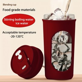 15.22oz Electric Self-Stirring Coffee Mug, Protein Shaker Bottle, USB Rechargeable Portable Blender, High-Speed Mixer for Milk And Beverages