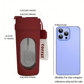 15.22oz Electric Self-Stirring Coffee Mug, Protein Shaker Bottle, USB Rechargeable Portable Blender, High-Speed Mixer for Milk And Beverages