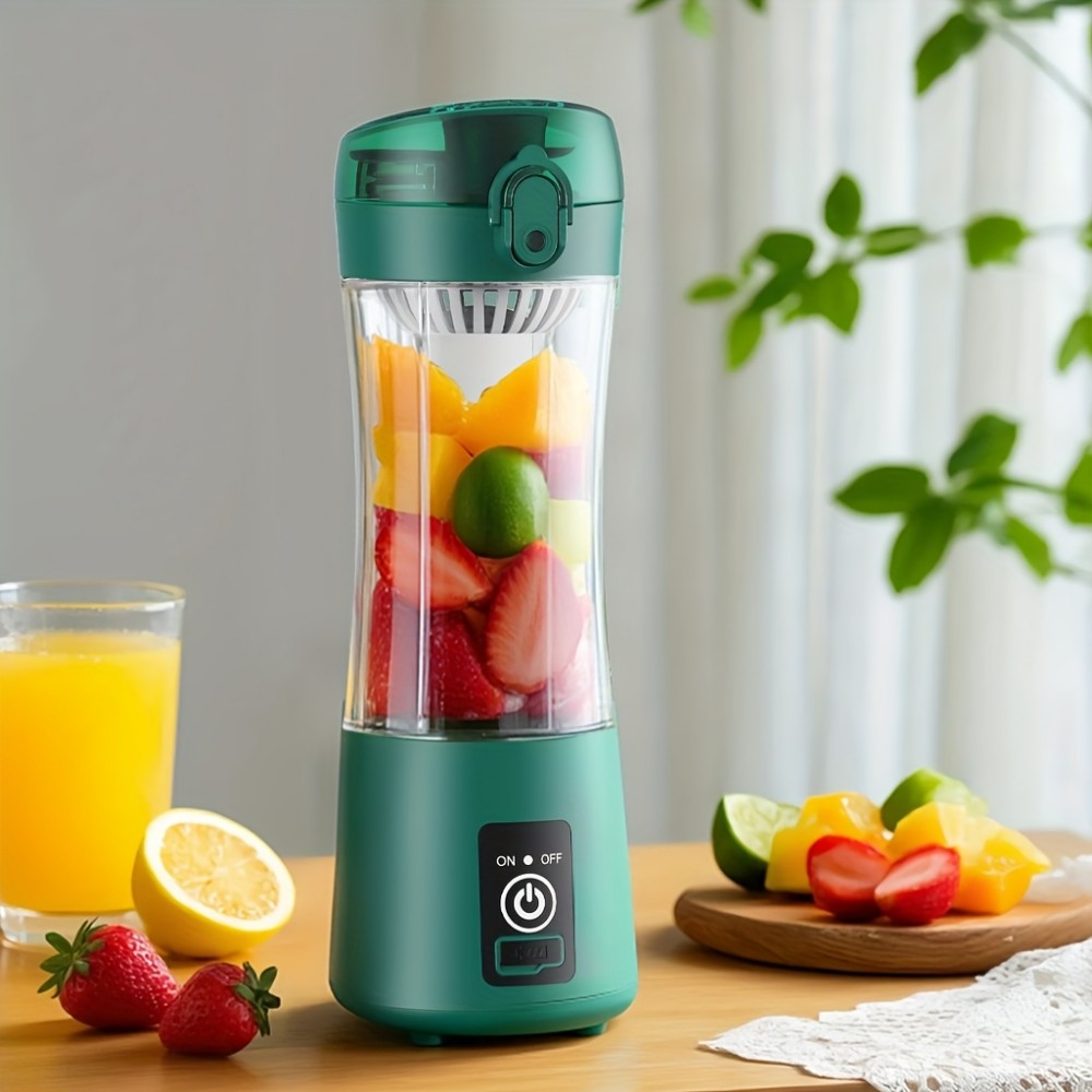 Portable Electric Juicing Cup, a Mini Multifunctional Blender for Fruits, Featuring USB Charging for Outdoor Use