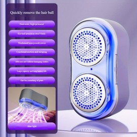 Portable Multifunctional Spherical Hair Remover | USB-C Fast Charging, High-Power Motor, Suitable for Clothes, Bedding, Carpets, Sofas, and Dry Cleaning Shops | Ideal for Valentine'S Day/Christmas Gift