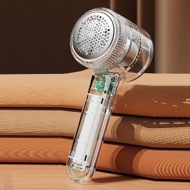 Rechargeable Portable Hairball Remover | USB Quick Charging, One-Button Operation, Efficient Fabric Hair Removal for Clothing, Bedding, Plush Toys, Sofa Cushions, Car Seat Covers, and More