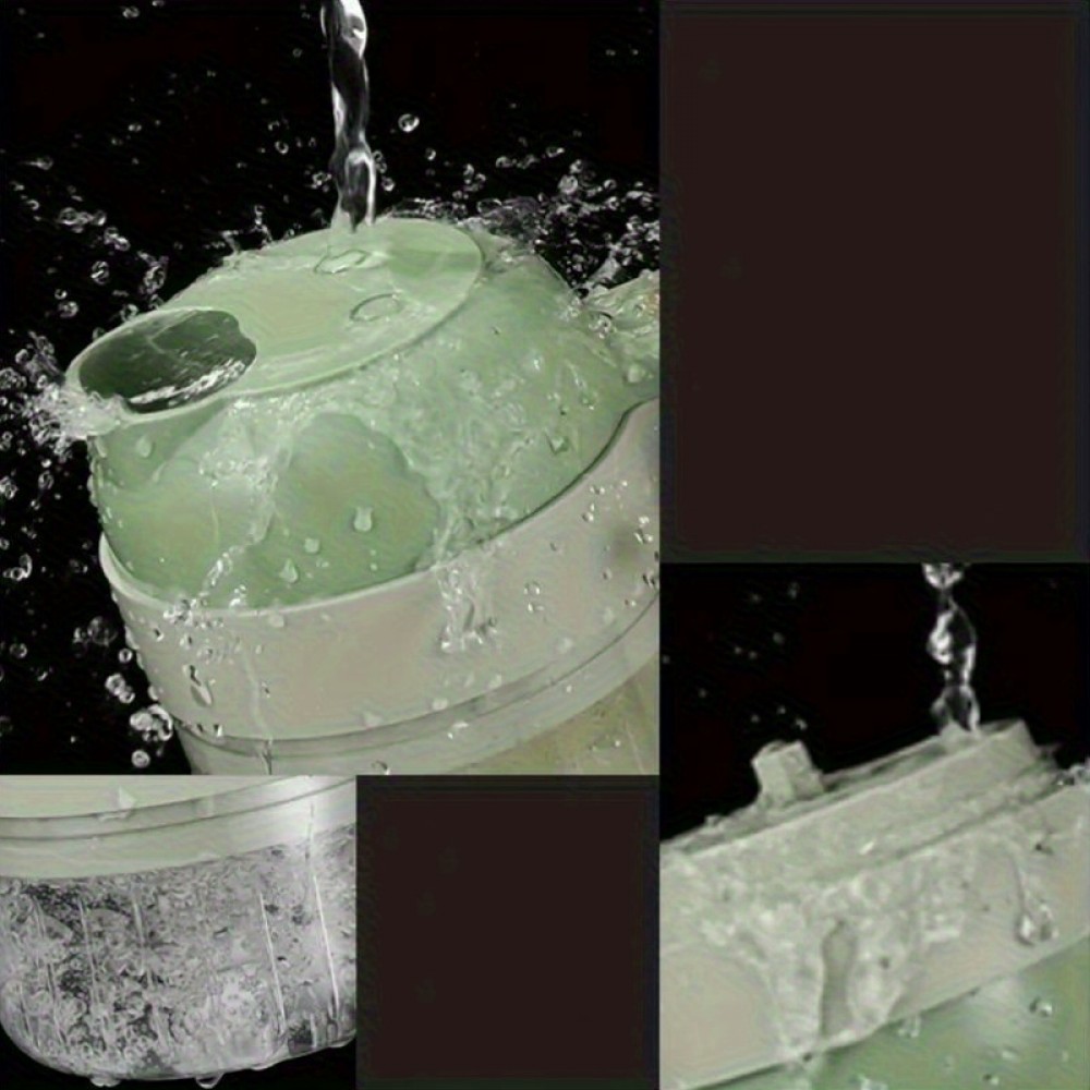 4-in-1 Handheld Electric Mixer & Food Processor with Motor - Portable Battery- Kitchen Appliance Suitable for Cutting, Grinding, Peeling, Cleaning - Compact for, Camping, Travel, Automatic Operation, Ideal for Small Kitchens & -the-